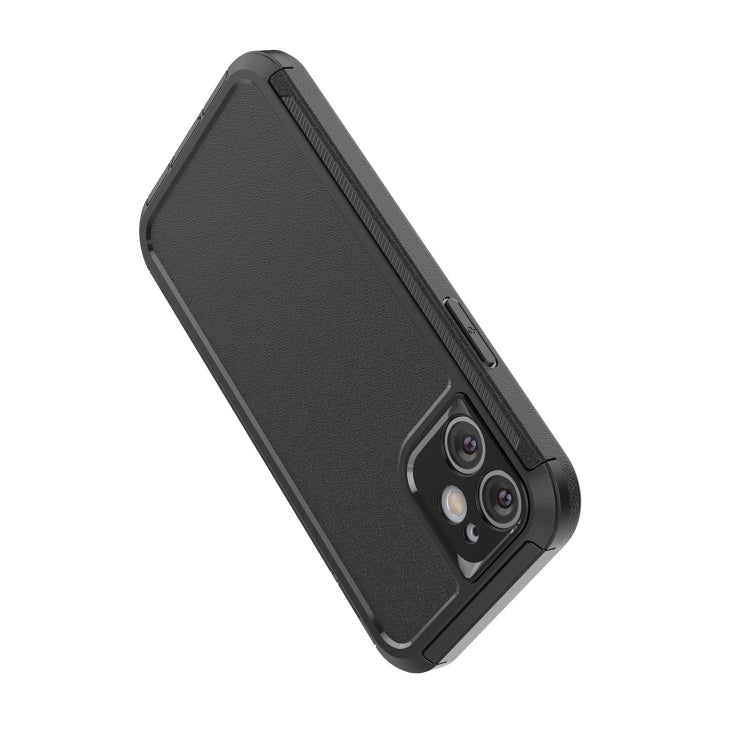 For iPhone 12 360 All-inclusive Shockproof Precise Hole PC + TPU Protective Case