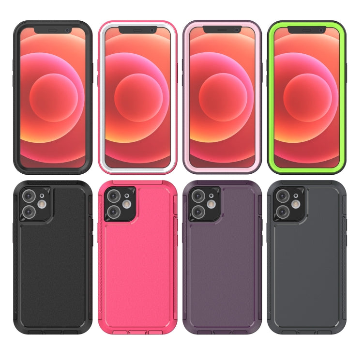 For iPhone 12 360 All-inclusive Shockproof Precise Hole PC + TPU Protective Case