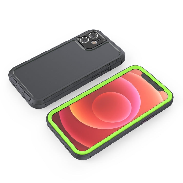 For iPhone 12 360 All-inclusive Shockproof Precise Hole PC + TPU Protective Case