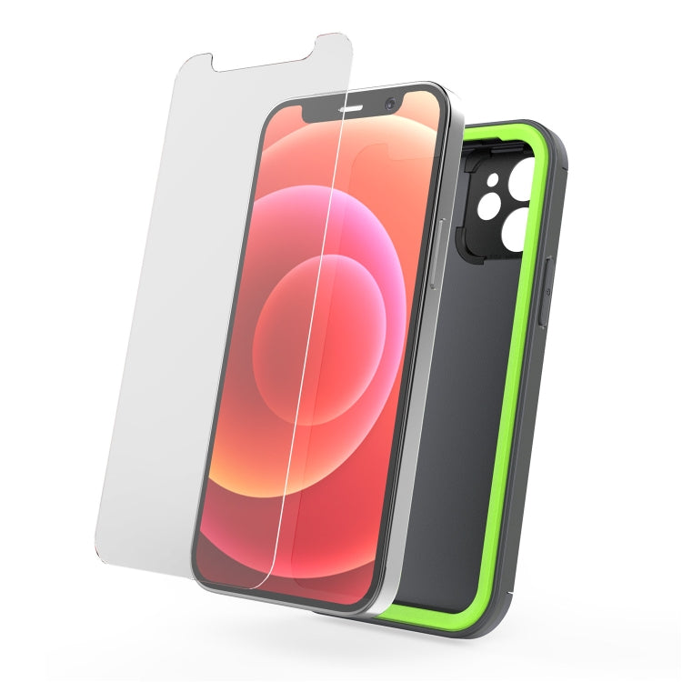 For iPhone 12 360 All-inclusive Shockproof Precise Hole PC + TPU Protective Case