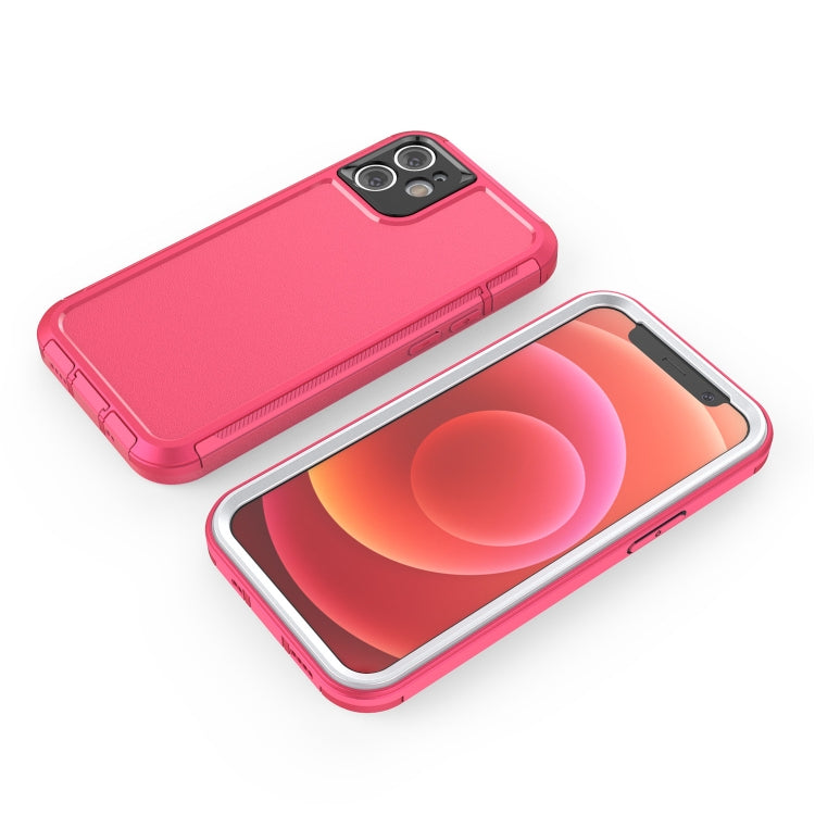 For iPhone 12 360 All-inclusive Shockproof Precise Hole PC + TPU Protective Case