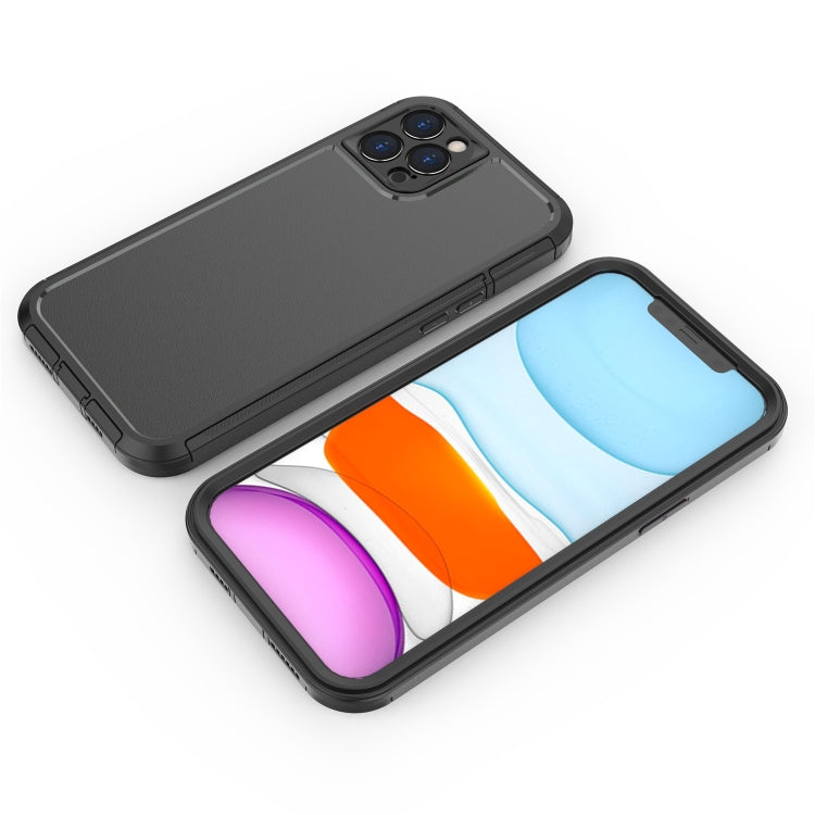 For iPhone 12 Pro Max 360 All-inclusive Shockproof Precise Hole PC + TPU Protective Case