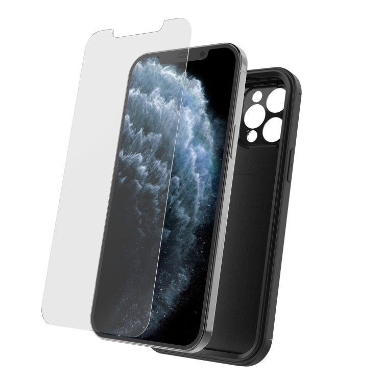 For iPhone 12 Pro Max 360 All-inclusive Shockproof Precise Hole PC + TPU Protective Case