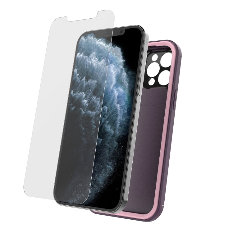 For iPhone 12 Pro Max 360 All-inclusive Shockproof Precise Hole PC + TPU Protective Case