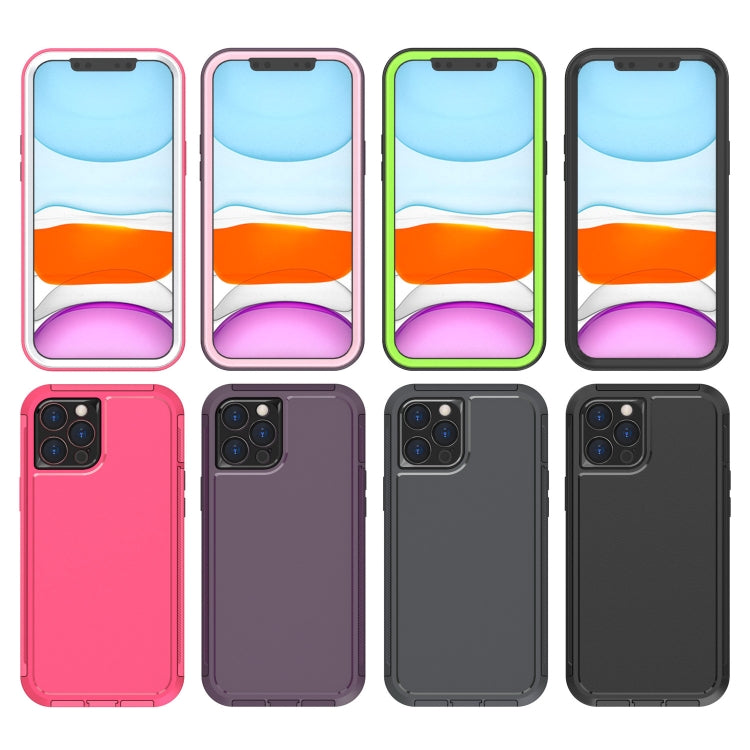For iPhone 12 Pro Max 360 All-inclusive Shockproof Precise Hole PC + TPU Protective Case