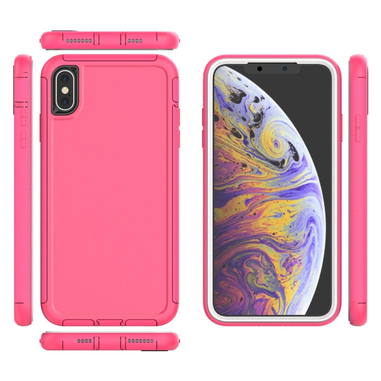For iPhone X / XS 360 All-inclusive Shockproof Precise Hole PC + TPU Protective Case
