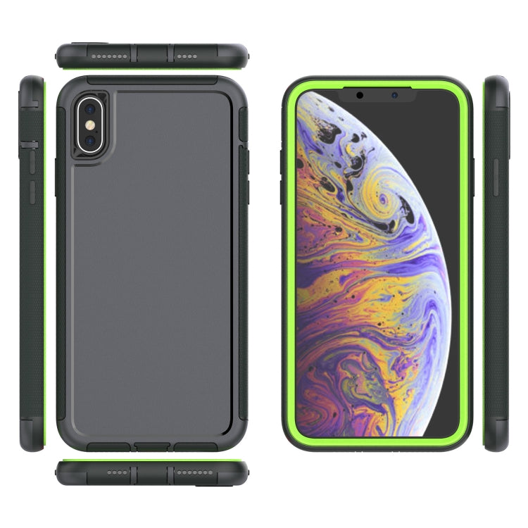 For iPhone XS Max 360 All-inclusive Shockproof Precise Hole PC + TPU Protective Case