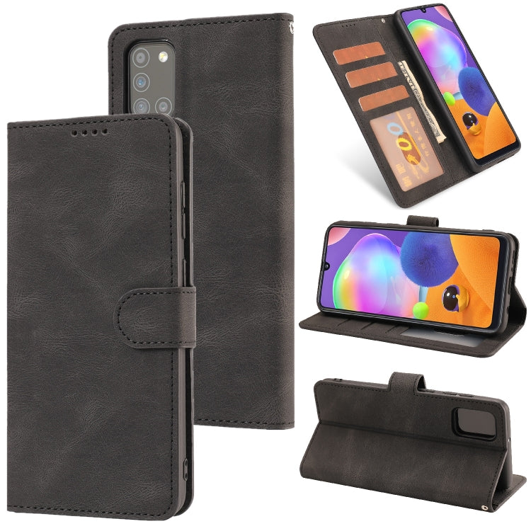 For Samsung Galaxy A31 Fantasy Classic Skin-feel Calfskin Texture Magnetic Buckle Horizontal Flip PU Leather Case with Holder & Card Slot & Wallet