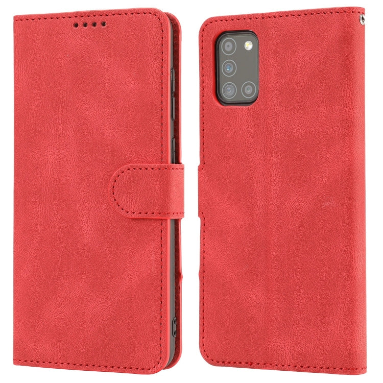 For Samsung Galaxy A31 Fantasy Classic Skin-feel Calfskin Texture Magnetic Buckle Horizontal Flip PU Leather Case with Holder & Card Slot & Wallet