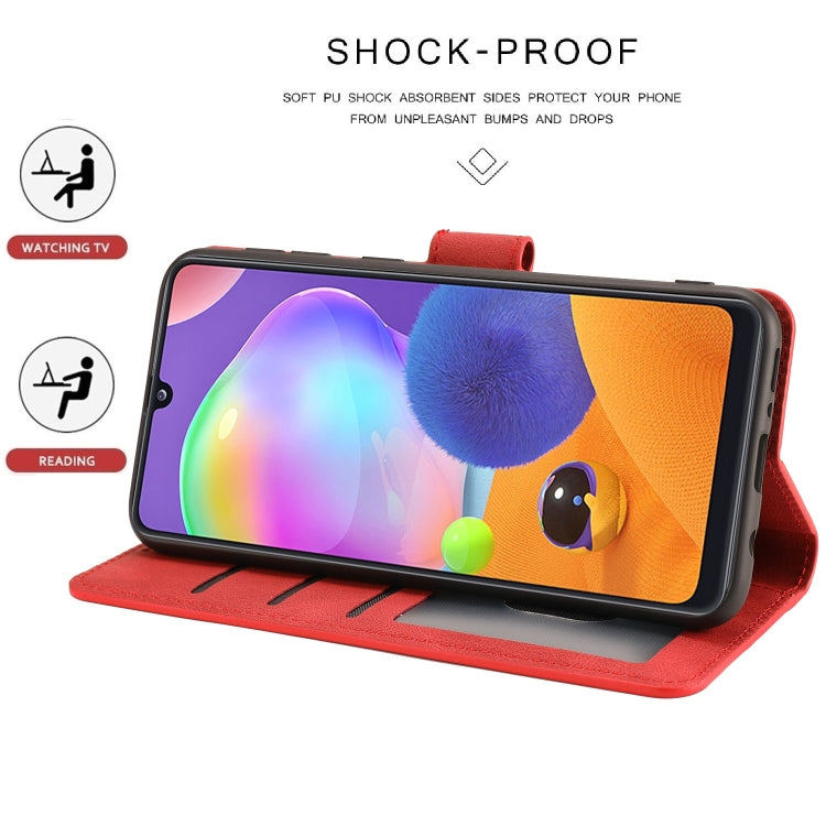 For Samsung Galaxy A31 Fantasy Classic Skin-feel Calfskin Texture Magnetic Buckle Horizontal Flip PU Leather Case with Holder & Card Slot & Wallet