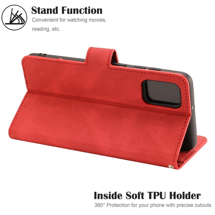 For Samsung Galaxy A31 Fantasy Classic Skin-feel Calfskin Texture Magnetic Buckle Horizontal Flip PU Leather Case with Holder & Card Slot & Wallet