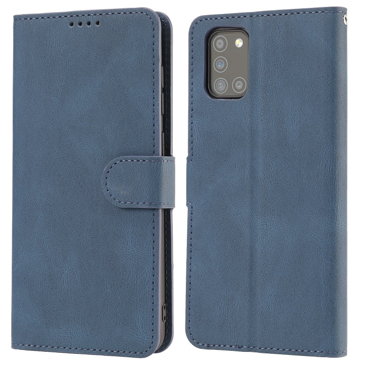 For Samsung Galaxy A31 Fantasy Classic Skin-feel Calfskin Texture Magnetic Buckle Horizontal Flip PU Leather Case with Holder & Card Slot & Wallet