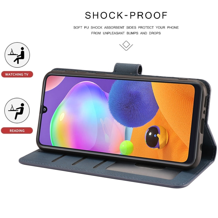 For Samsung Galaxy A31 Fantasy Classic Skin-feel Calfskin Texture Magnetic Buckle Horizontal Flip PU Leather Case with Holder & Card Slot & Wallet