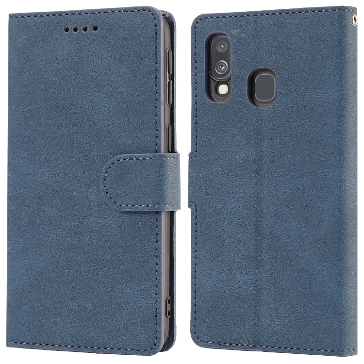 For Samsung Galaxy A40 Fantasy Classic Skin-feel Calfskin Texture Magnetic Buckle Horizontal Flip PU Leather Case with Holder & Card Slot & Wallet