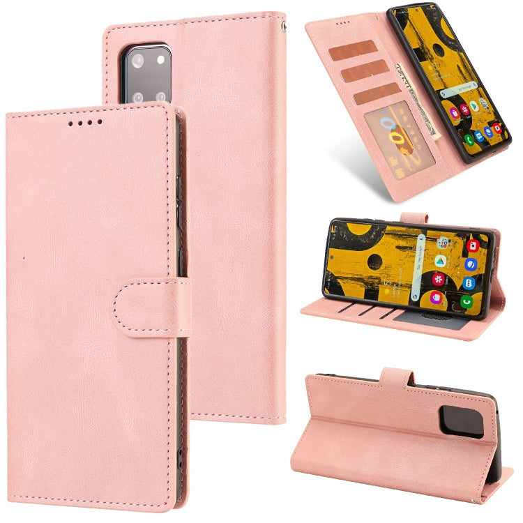 For Samsung Galaxy A81 /Note10 Lite Fantasy Classic Skin-feel Calfskin Texture Magnetic Buckle Horizontal Flip PU Leather Case with Holder & Card Slot & Wallet