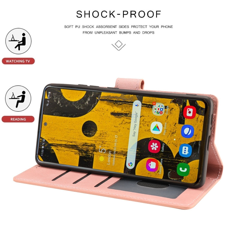 For Samsung Galaxy A81 /Note10 Lite Fantasy Classic Skin-feel Calfskin Texture Magnetic Buckle Horizontal Flip PU Leather Case with Holder & Card Slot & Wallet