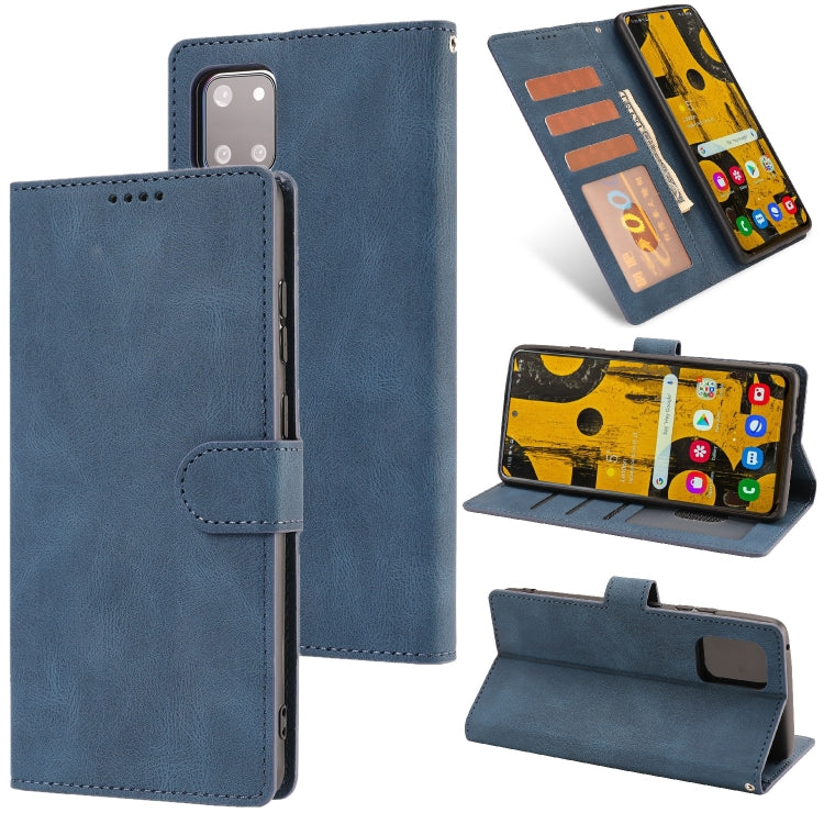 For Samsung Galaxy A81 /Note10 Lite Fantasy Classic Skin-feel Calfskin Texture Magnetic Buckle Horizontal Flip PU Leather Case with Holder & Card Slot & Wallet