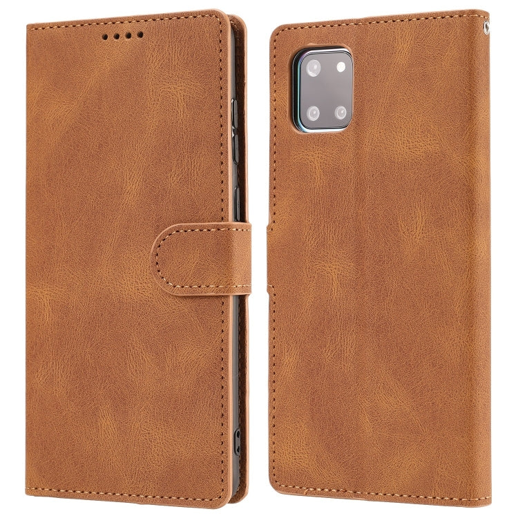For Samsung Galaxy A81 /Note10 Lite Fantasy Classic Skin-feel Calfskin Texture Magnetic Buckle Horizontal Flip PU Leather Case with Holder & Card Slot & Wallet
