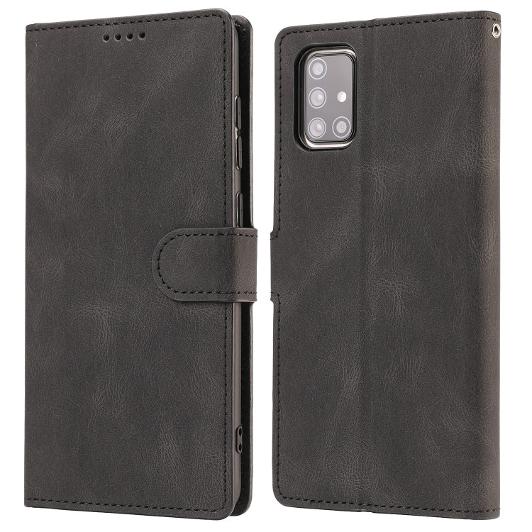 For Samsung Galaxy A71 (4G) Fantasy Classic Skin-feel Calfskin Texture Magnetic Buckle Horizontal Flip PU Leather Case with Holder & Card Slot & Wallet