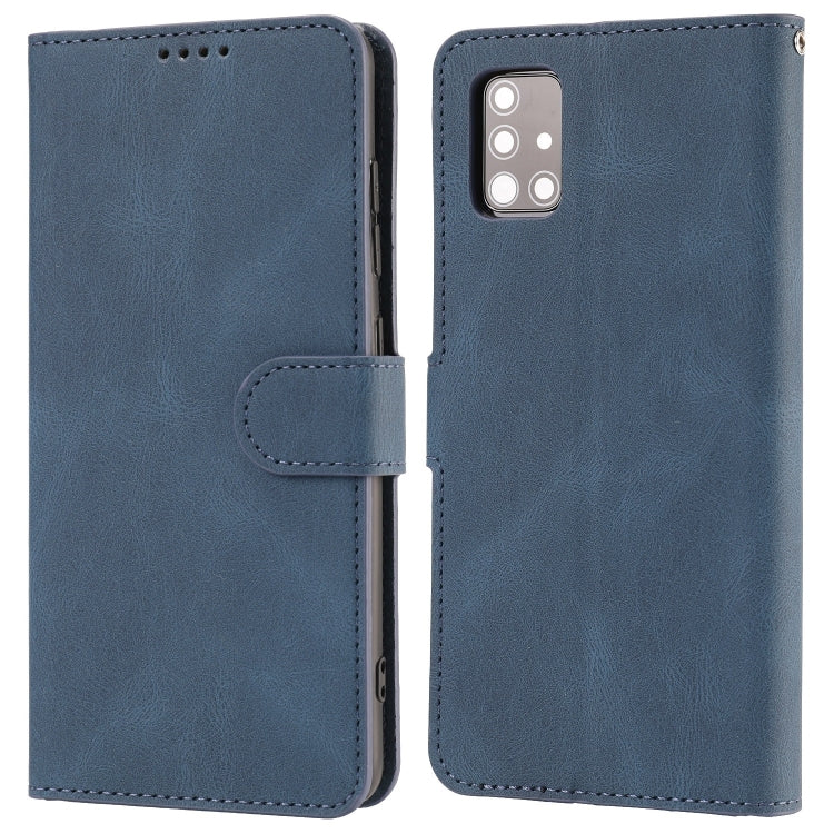 For Samsung Galaxy A51 Fantasy Classic Skin-feel Calfskin Texture Magnetic Buckle Horizontal Flip PU Leather Case with Holder & Card Slot & Wallet