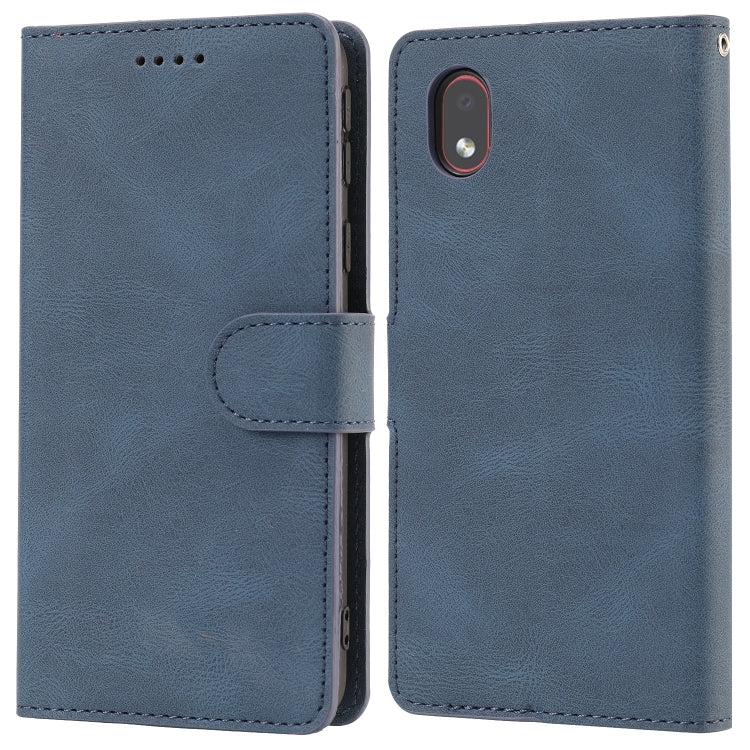 For Samsung Galaxy A01 Core Fantasy Classic Skin-feel Calfskin Texture Magnetic Buckle Horizontal Flip PU Leather Case with Holder & Card Slot & Wallet