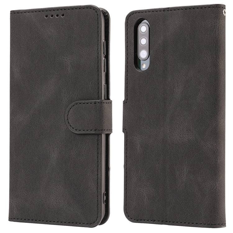 For Samsung Galaxy A50s Fantasy Classic Skin-feel Calfskin Texture Magnetic Buckle Horizontal Flip PU Leather Case with Holder & Card Slot & Wallet