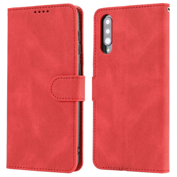 For Samsung Galaxy A50s Fantasy Classic Skin-feel Calfskin Texture Magnetic Buckle Horizontal Flip PU Leather Case with Holder & Card Slot & Wallet