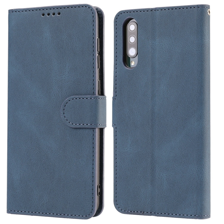 For Samsung Galaxy A50s Fantasy Classic Skin-feel Calfskin Texture Magnetic Buckle Horizontal Flip PU Leather Case with Holder & Card Slot & Wallet