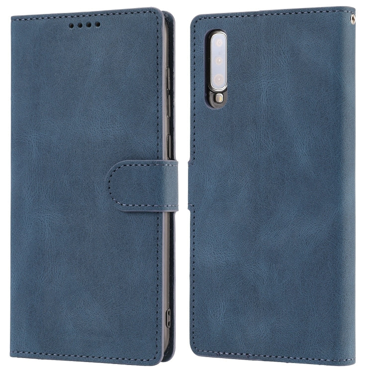 For Samsung Galaxy A70 Fantasy Classic Skin-feel Calfskin Texture Magnetic Buckle Horizontal Flip PU Leather Case with Holder & Card Slot & Wallet