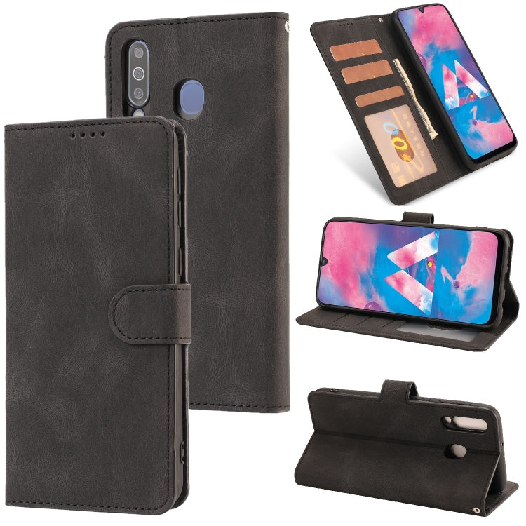 For Samsung Galaxy M30 / A40s Fantasy Classic Skin-feel Calfskin Texture Magnetic Buckle Horizontal Flip PU Leather Case with Holder & Card Slot & Wallet