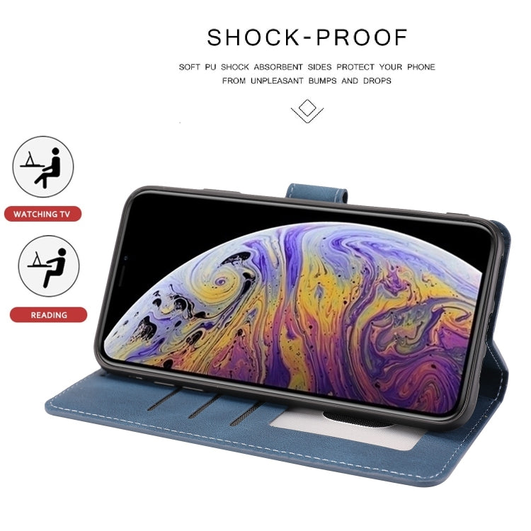 For iPhone X / XS Fantasy Classic Skin-feel Calfskin Texture Magnetic Buckle Horizontal Flip PU Leather Case with Holder & Card Slot & Wallet