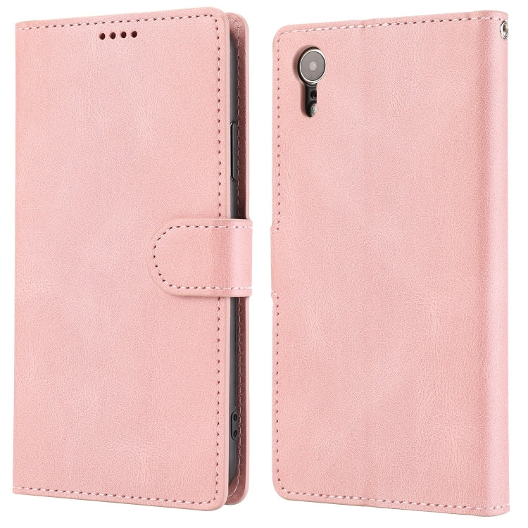 For iPhone XR Fantasy Classic Skin-feel Calfskin Texture Magnetic Buckle Horizontal Flip PU Leather Case with Holder & Card Slot & Wallet