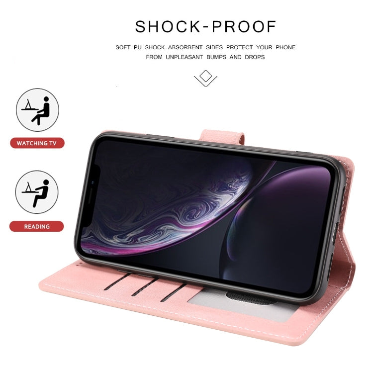 For iPhone XR Fantasy Classic Skin-feel Calfskin Texture Magnetic Buckle Horizontal Flip PU Leather Case with Holder & Card Slot & Wallet