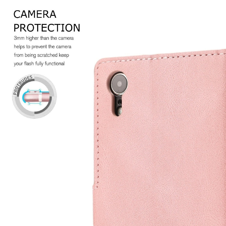 For iPhone XR Fantasy Classic Skin-feel Calfskin Texture Magnetic Buckle Horizontal Flip PU Leather Case with Holder & Card Slot & Wallet
