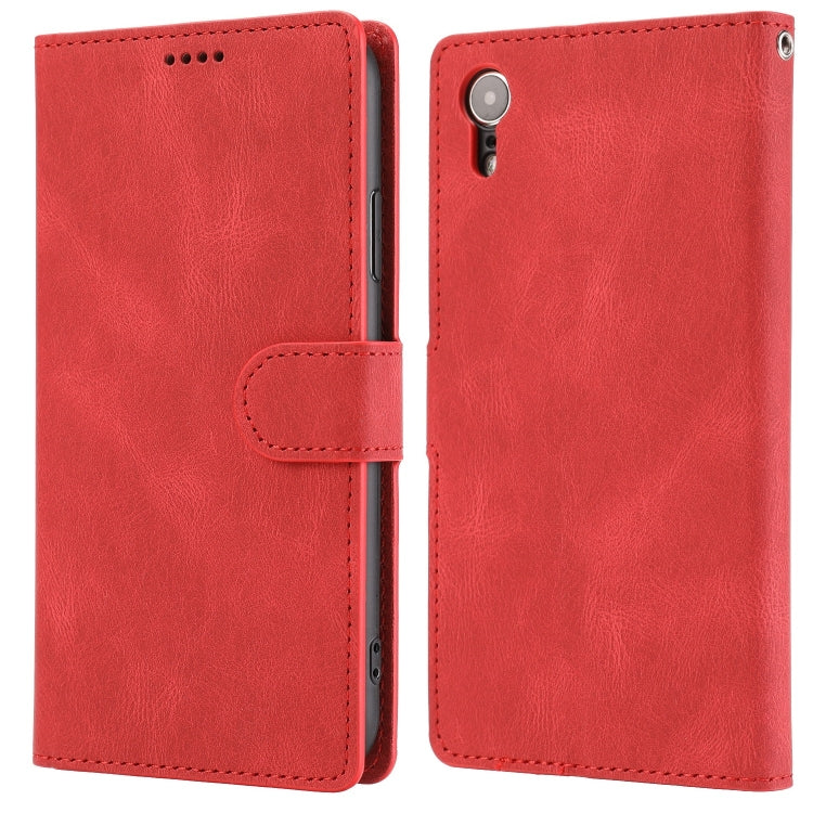 For iPhone XR Fantasy Classic Skin-feel Calfskin Texture Magnetic Buckle Horizontal Flip PU Leather Case with Holder & Card Slot & Wallet
