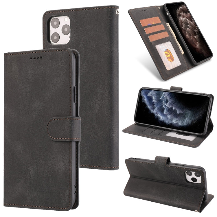 For iPhone 12 mini Fantasy Classic Skin-feel Calfskin Texture Magnetic Buckle Horizontal Flip PU Leather Case with Holder & Card Slot & Wallet