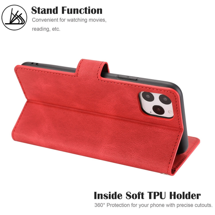 For iPhone 12 mini Fantasy Classic Skin-feel Calfskin Texture Magnetic Buckle Horizontal Flip PU Leather Case with Holder & Card Slot & Wallet
