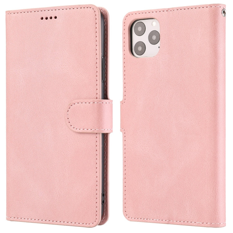 For iPhone 12 / 12 Pro Fantasy Classic Skin-feel Calfskin Texture Magnetic Buckle Horizontal Flip PU Leather Case with Holder & Card Slot & Wallet