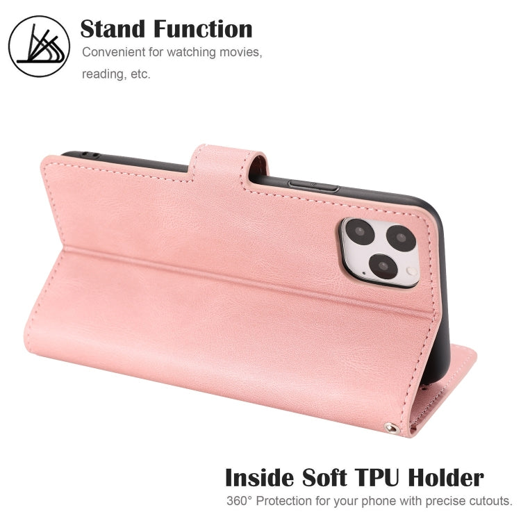 For iPhone 12 / 12 Pro Fantasy Classic Skin-feel Calfskin Texture Magnetic Buckle Horizontal Flip PU Leather Case with Holder & Card Slot & Wallet