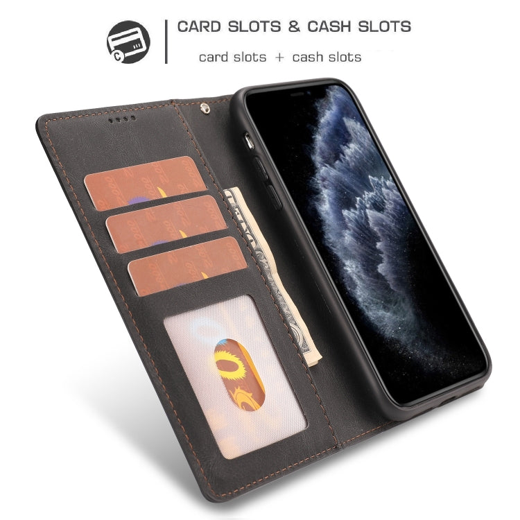 For iPhone 12 Pro Max Fantasy Classic Skin-feel Calfskin Texture Magnetic Buckle Horizontal Flip PU Leather Case with Holder & Card Slot & Wallet