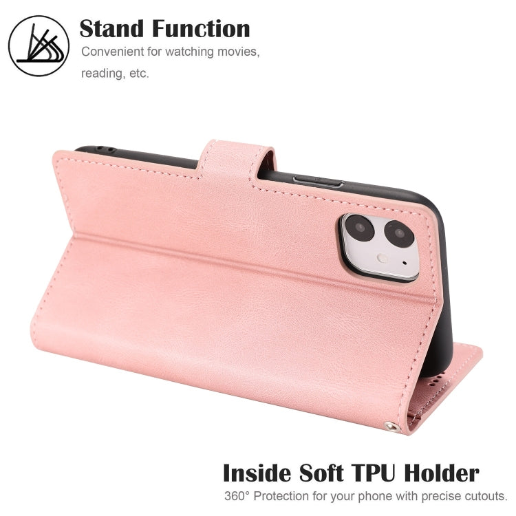 For iPhone 11 Fantasy Classic Skin-feel Calfskin Texture Magnetic Buckle Horizontal Flip PU Leather Case with Holder & Card Slot & Wallet
