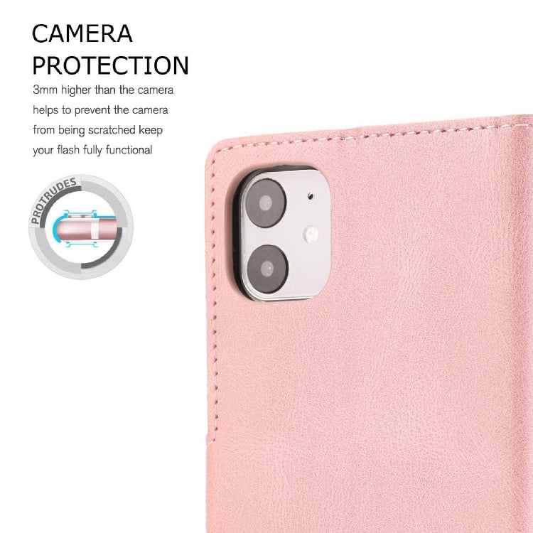 For iPhone 11 Fantasy Classic Skin-feel Calfskin Texture Magnetic Buckle Horizontal Flip PU Leather Case with Holder & Card Slot & Wallet