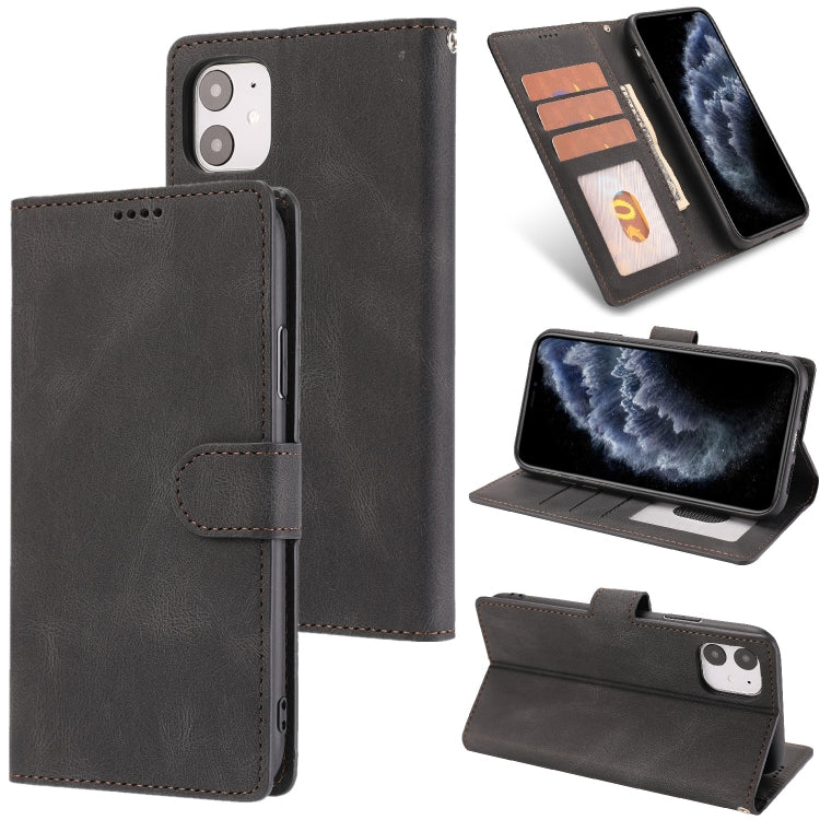 For iPhone 11 Fantasy Classic Skin-feel Calfskin Texture Magnetic Buckle Horizontal Flip PU Leather Case with Holder & Card Slot & Wallet