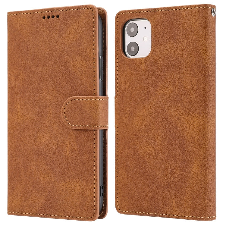 For iPhone 11 Fantasy Classic Skin-feel Calfskin Texture Magnetic Buckle Horizontal Flip PU Leather Case with Holder & Card Slot & Wallet