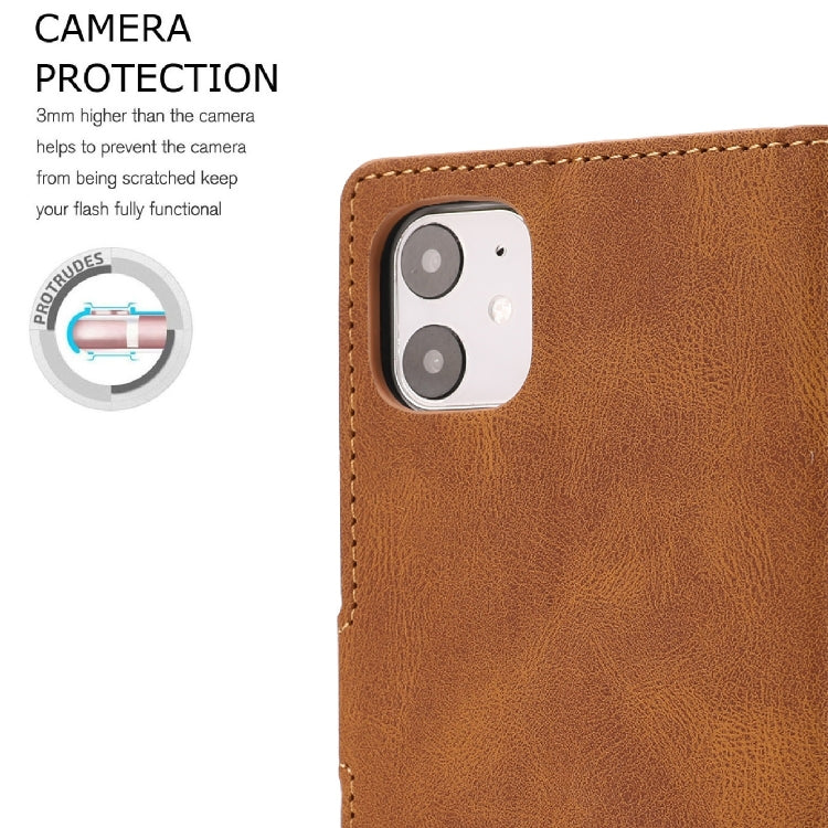 For iPhone 11 Fantasy Classic Skin-feel Calfskin Texture Magnetic Buckle Horizontal Flip PU Leather Case with Holder & Card Slot & Wallet