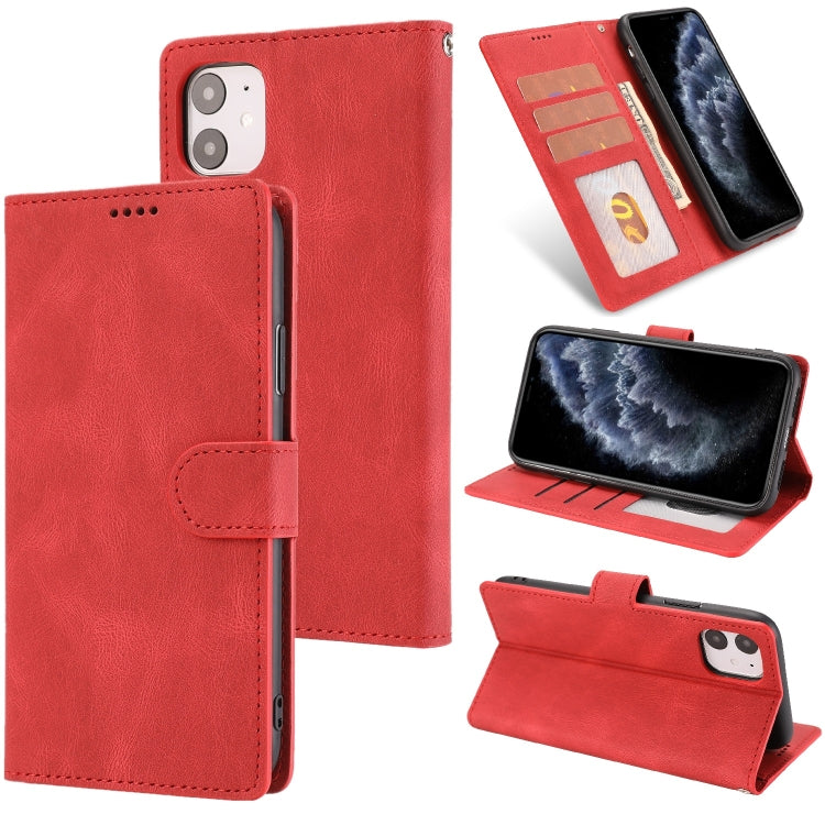 For iPhone 11 Pro Fantasy Classic Skin-feel Calfskin Texture Magnetic Buckle Horizontal Flip PU Leather Case with Holder & Card Slot & Wallet