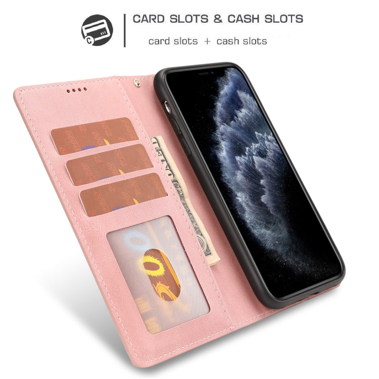For iPhone 11 Pro Max Fantasy Classic Skin-feel Calfskin Texture Magnetic Buckle Horizontal Flip PU Leather Case with Holder & Card Slot & Wallet
