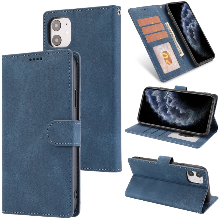 For iPhone 11 Pro Max Fantasy Classic Skin-feel Calfskin Texture Magnetic Buckle Horizontal Flip PU Leather Case with Holder & Card Slot & Wallet