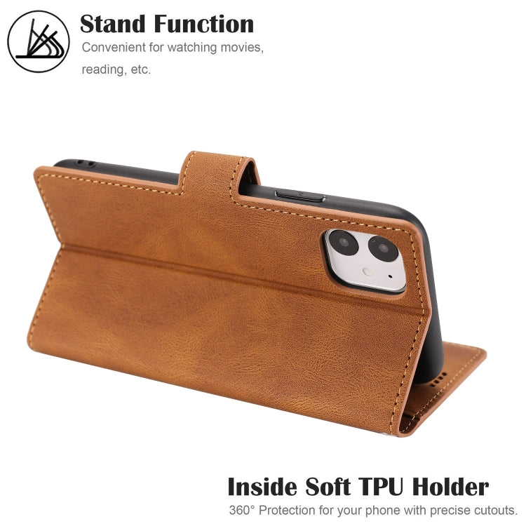 For iPhone 11 Pro Max Fantasy Classic Skin-feel Calfskin Texture Magnetic Buckle Horizontal Flip PU Leather Case with Holder & Card Slot & Wallet