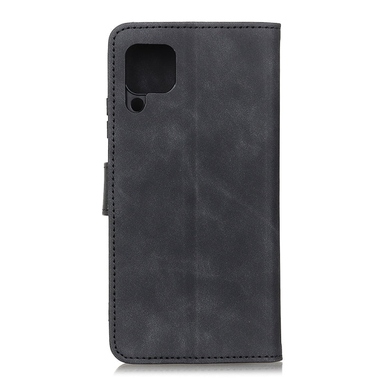 For Samsung Galaxy A21 KHAZNEH Retro Texture PU + TPU Horizontal Flip Leather Case with Holder & Card Slots & Wallet